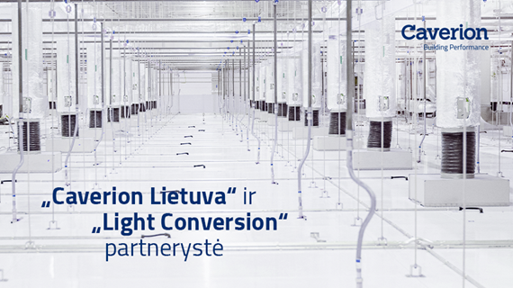 „Caverion Lietuva“ įrengs švarias patalpas naujajame „Light Conversion“ mokslinių tyrimų centre